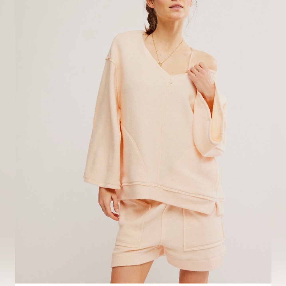 Free People Day Off Fleece Pullover